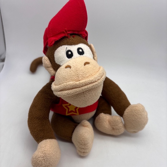 Nintendo Donkey Kong Diddy Kong Monkey 8" Character Plush Stuffed Animal - Picture 7 of 15
